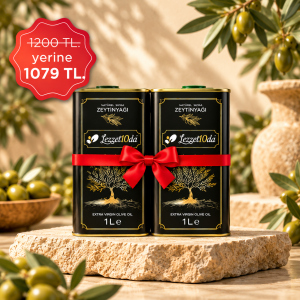 Natürel Sızma Zeytinyağı 2'li 1Lt.