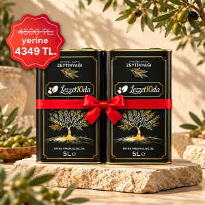 Natürel Sızma Zeytinyağı 2'li 5Lt.